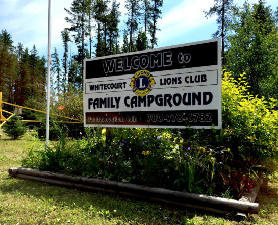 Whitecourt Lions Campground - Affordable Camping in Whitecourt, Alberta. Full Service RV Campsites