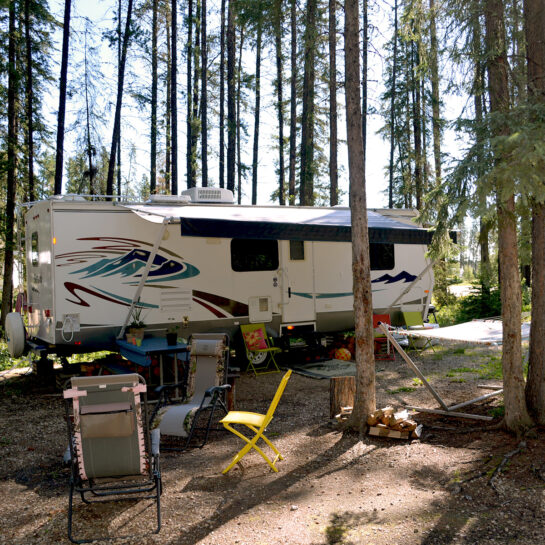 Affordable Full Service Campsites - Power, Water, Sewer - Whitecourt Lions Campground - Alberta